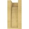 Ekena Millwork 4"W x 4"D x 8"H Wide Legacy Rough Cedar Woodgrain TimberThane Corbel, Primed Tan CORUR04X04X08LGYRCPR - alternate 3